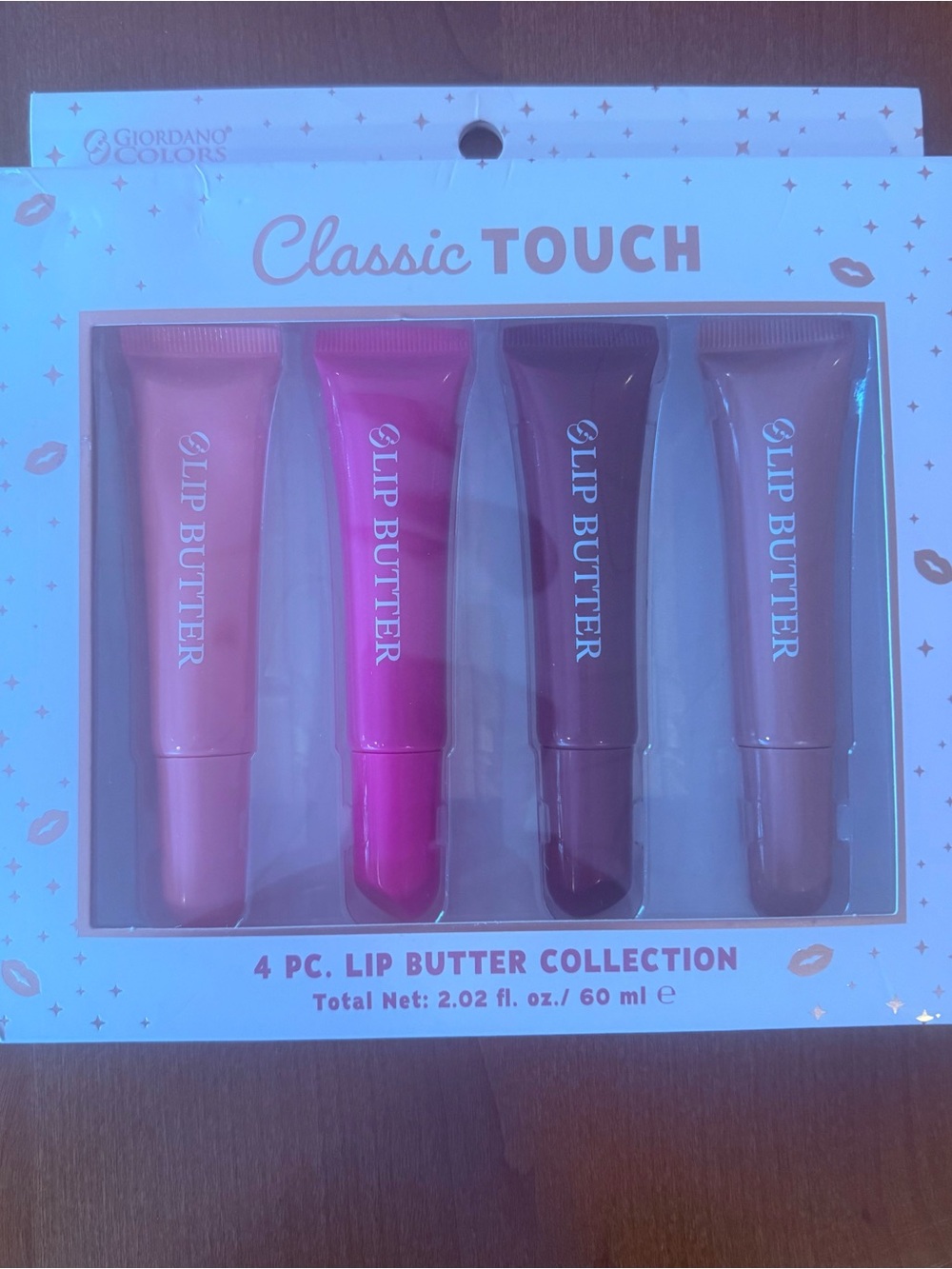 Classic Touch 4-Piece Lip Butter Collection - Pink & Neutral Shades